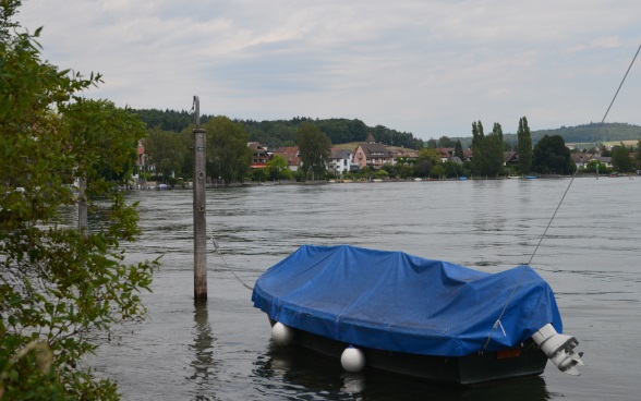Boot am Rheinufer