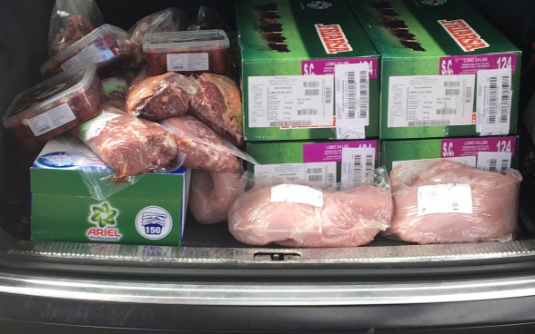 Schmuggelfleisch im PW